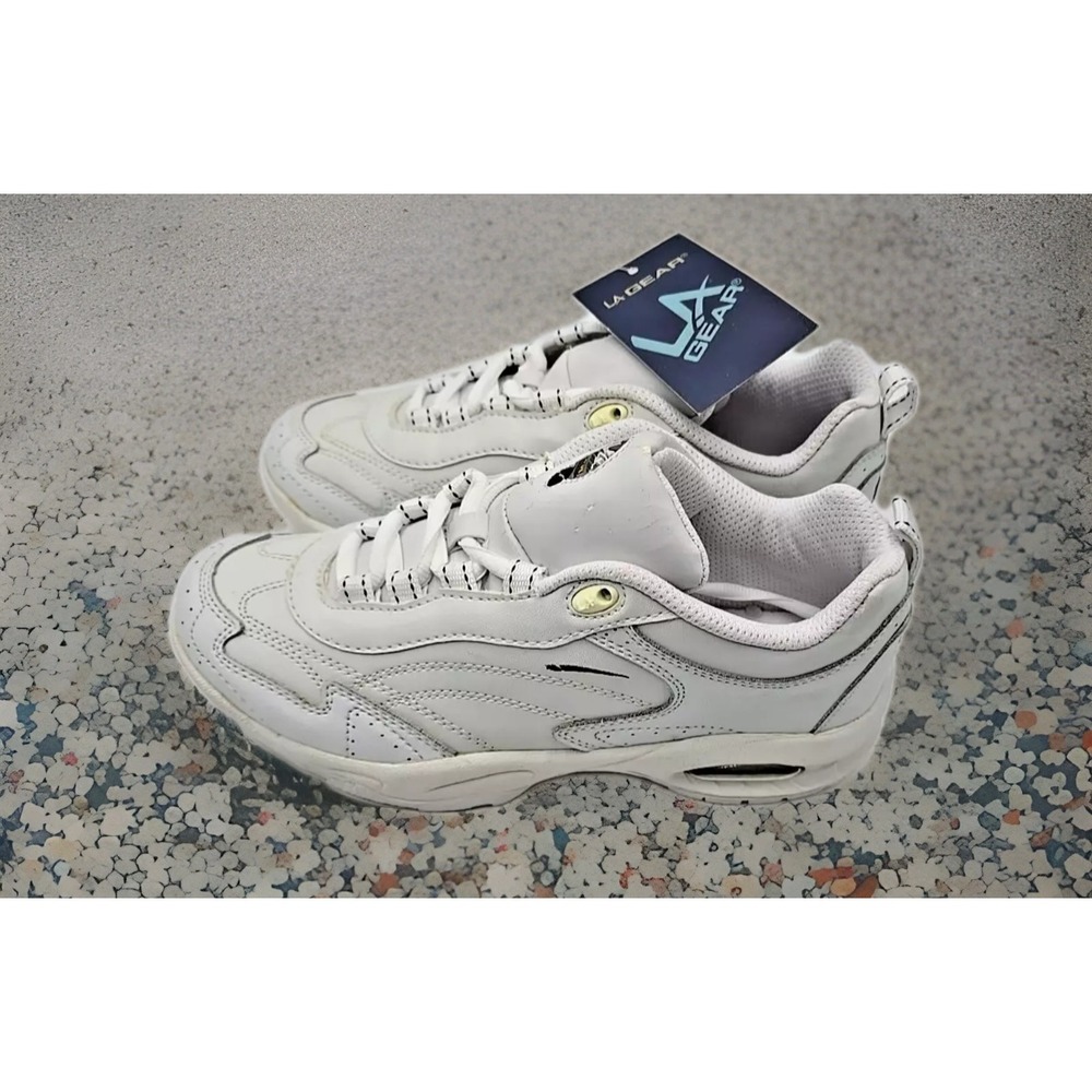 Vintage 2001 L.A. GEAR Sport White Serenity Leather Athletic Running Sneaker 8‎